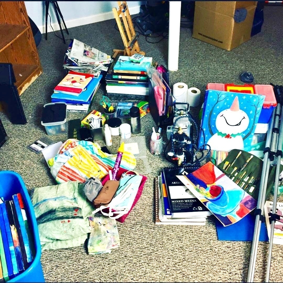 Decluttering an Art Studio with the KonMari Method - The Art Of Decluttering