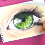 realistic eye paint step by step
