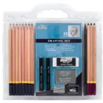 pencil charcoal set