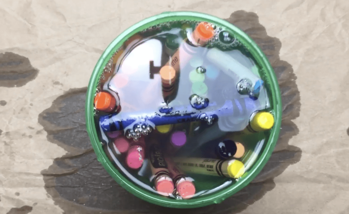 Melted Crayon Pop Art Tutorial