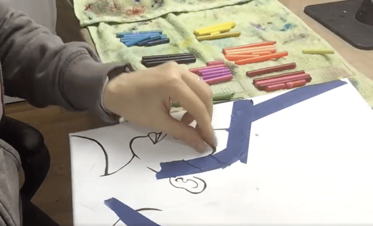 Melted Crayon Pop Art Tutorial