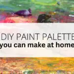 Here are 3 easy DIY ideas on how to make your own acrylic paint palettes at home | art supplies for artists | how to make a gray palette, tray palette, and foil palette