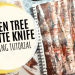palette knife painting tutorial techniques trees