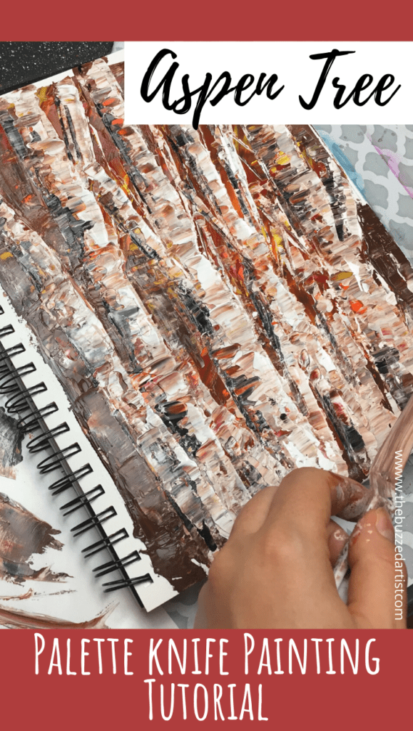 palette knife painting tutorial techniques