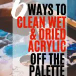 6 Ways to Clean Wet and Dried Acrylic Paint off the Palette