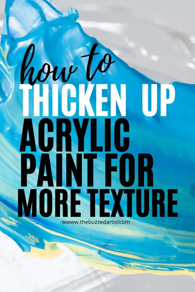 Ever wondered how to thicken up acrylic paint to make more texture and behave like oil paint? Follow these quick and easy tips to do just that!