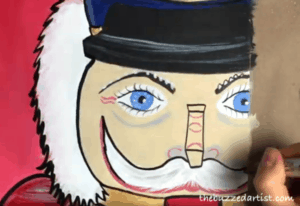 Nutcracker Pop Art Acrylic Painting Tutorial