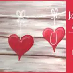 Valentine Hearts Acrylic Painting Tutorial for Beginners