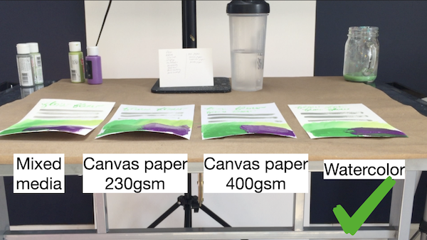 warpage comparison best paper for acrylic painting