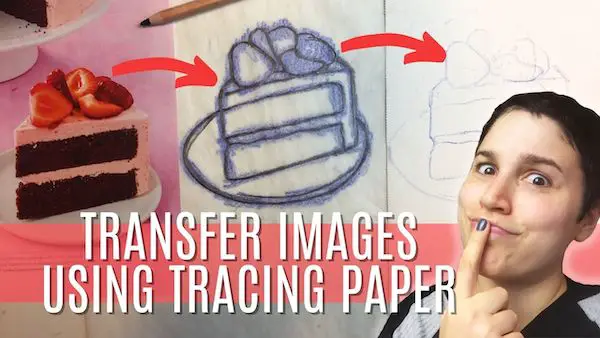 transfer any image with tracing paper