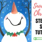 Snowman Christmas Painting_thumb
