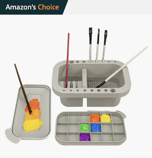myLifeUnite multifunction paint brush basin and holder