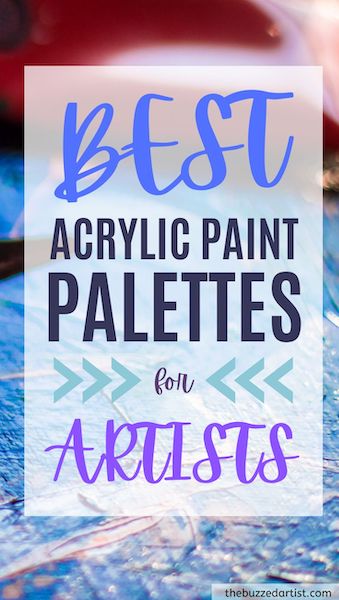 best acrylic paint palettes for artists