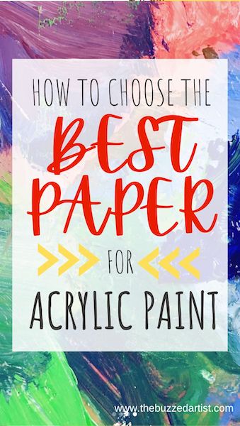 Paper for acrylic painting  Paper for acrylic paint 260 GSM won't