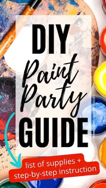 how to throw a canvas paint party 