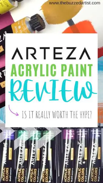arteza premium acrylic paint review