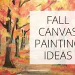 fall canvas painting ideas for beginners