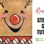 Rudolph-reindeer-painting-tutorial-for-beginners-Medium