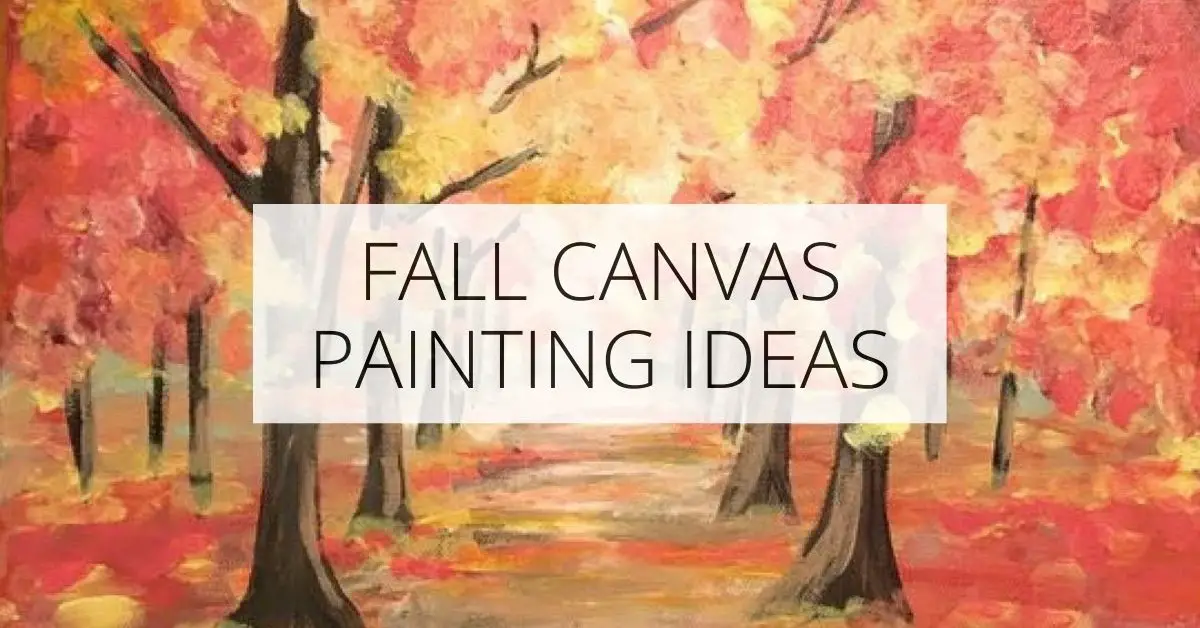 ACRYLIC PAINTING TUTORIAL, STEP by STEP HOW TO PAINT AN AUTUMN FOREST