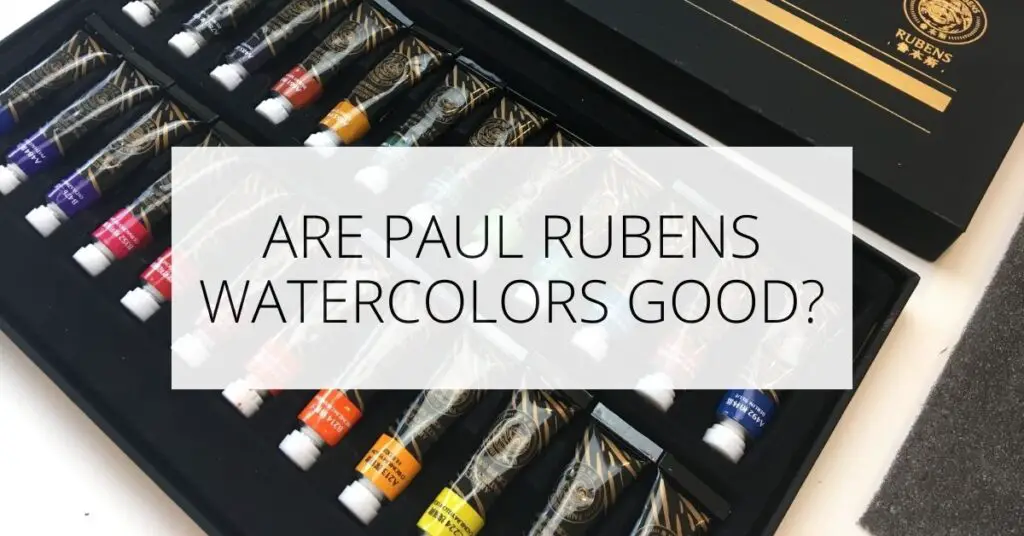 paul rubens watercolor set review