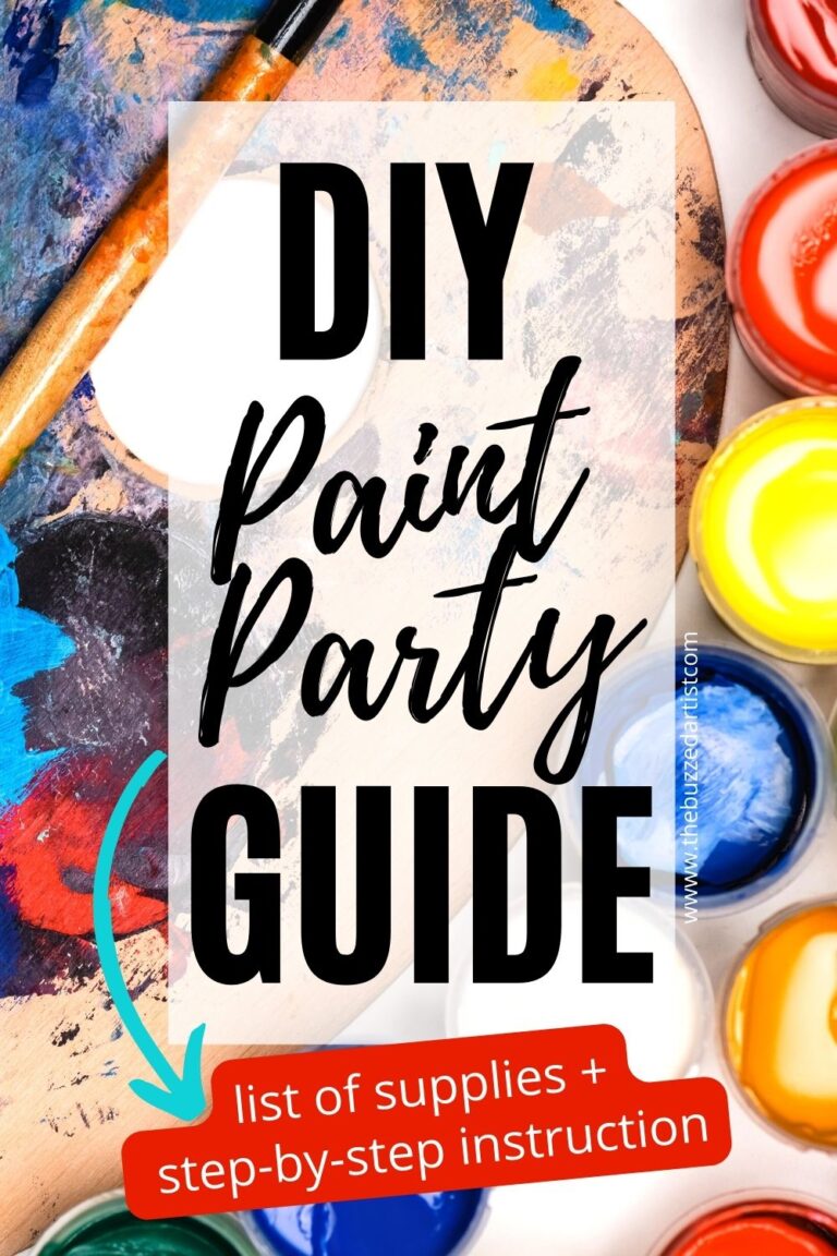 How to Host Your Own Canvas Paint Party The Ultimate DIY