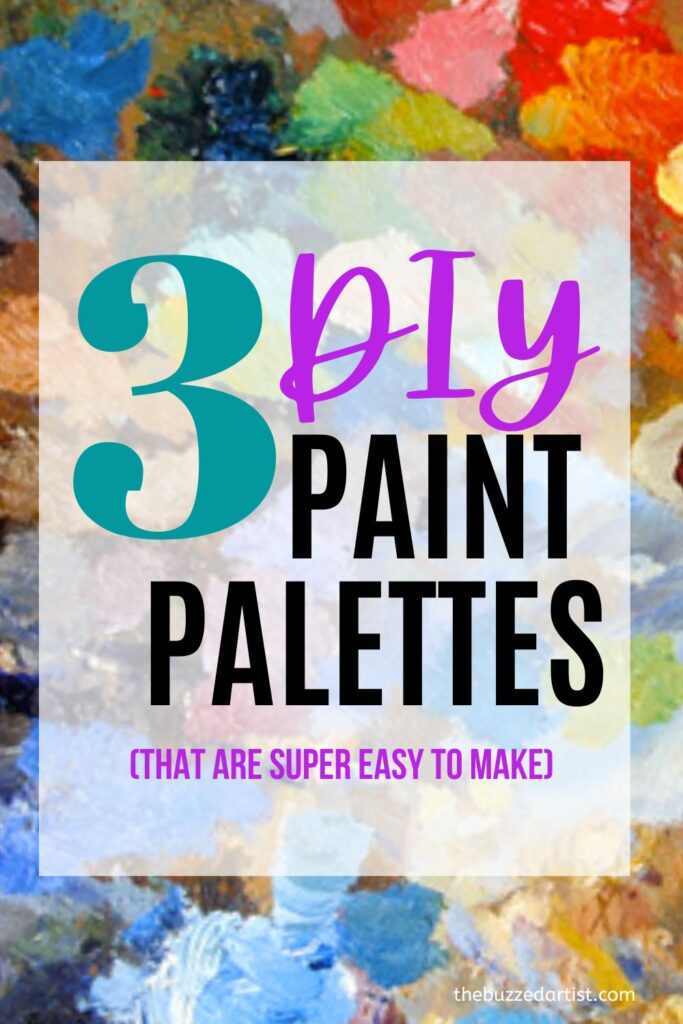 art supplies for artists | how to make a gray palette, tray palette, and foil palette